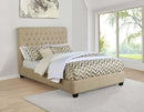 Chloe - California King Footboard, Side Rails, Slats & Hardware, Box 2 of 2 - Oatmeal