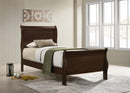 Louis Philippe - Twin Headboard & Footboard, Box 1 of 2 - Cappuccino