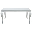 Carone - Table Top Frame, Box 2 of 3 - White And Chrome