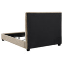 Chloe - Queen Footboard, Side Rails, Slats & Hardware, Box 2 of 2 - Oatmeal