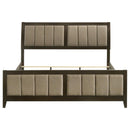 Wilkes - King Headboard, Footboard & Slats, Box 1 of 2 - Dark Cocoa