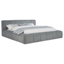 Wilshire - California King Footboard & Side Rails & Slats & Conceal Panels, Box 2 of 2 - Gray