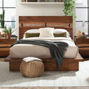 Winslow - Queen Footboard, Side Rails & Slats, Box 2 of 2 - Smokey Walnut And Coffee Bean