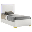 Marceline - Twin Headboard, Footboard & Slats, Box 1 of 2 - White