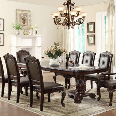 Crown Mark Kiera Dining Table 2150T-44108-TOP/2150T-44108-LEG