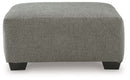 Clarington - Oversized Accent Ottoman - Greystone