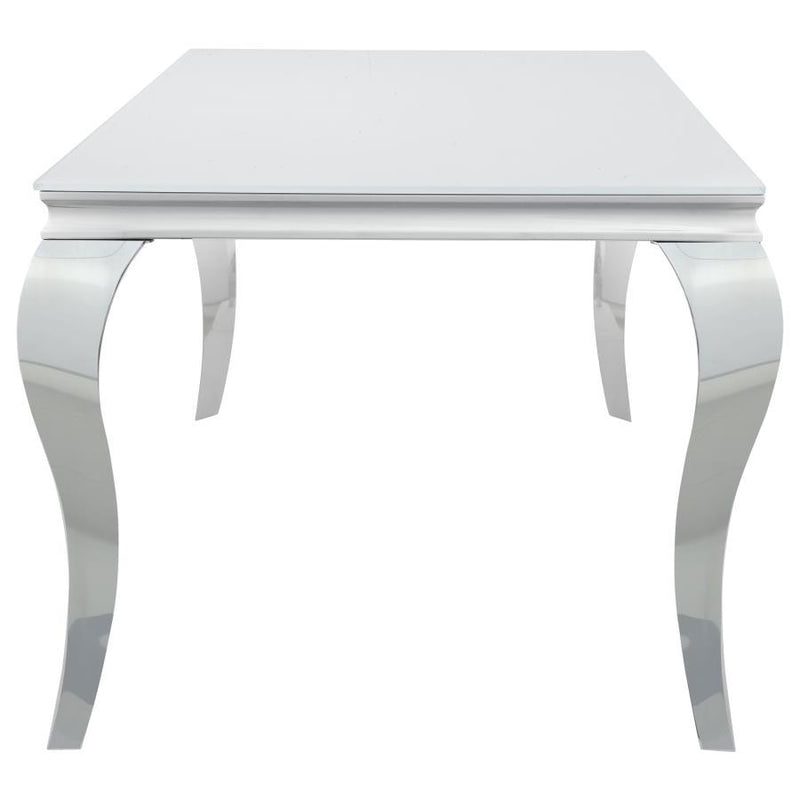 Carone - Table Top Frame, Box 2 of 3 - White And Chrome