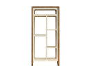 Evoke - Bookcase - Ivory / Brown