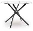Pharwynn - Round Dining Room Table - Black
