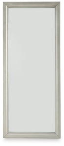 Evesen - Floor Standing Mirror With Storage - Champagne