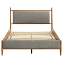 Mason - Queen Headboard, Footboard & Legs, Box 1 of 2 - Gray And Light Brown