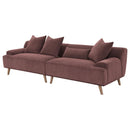 Elizabeth - LAF Loveseat, Box 1 of 2 - Wine Red