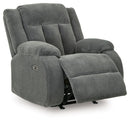 Observation - Power Rocker Recliner - Steel