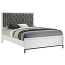 Sonora - Queen Headboard, Footboard & Slats, Box 1 of 2 - White