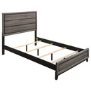 Watson - Full Headboard, Footboard & Slats, Box 1 of 2 - Gray Oak