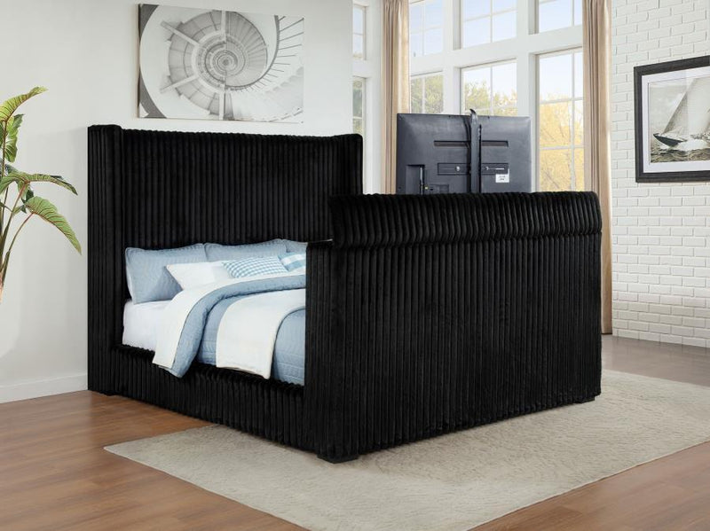 Centergrove - California King Headboard, Box 1 of 3 - Black