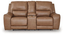 DeepWakes - Power Reclining Loveseat / Console / Adjustable Headrest