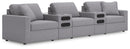 Modmax - Straight Sectional - Granite