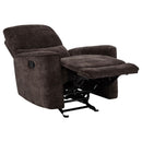 Navarro - Chenille Upholstered Glider Recliner