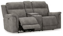Next-Gen Durapella - Reclining Power Loveseat With Console