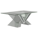 Taffeta - Coffee Table Top, Box 1 of 2 - Silver