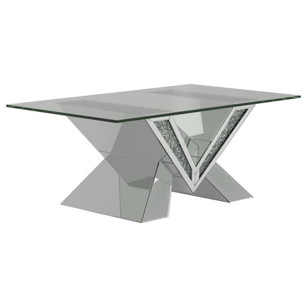 Taffeta - Coffee Table Base, Box 2 of 2 - Silver