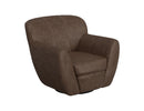 Tamesis - Swivel Accent Chair Armchair - Chocolate Brown