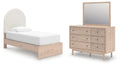Arloster - Upholstered Panel Bed Set