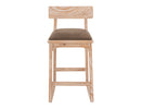Balam - 24" Barstool (Set of 2) - Light Brown / Dark Brown