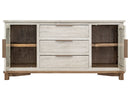 Loft - 3 Drawer & 2 Door Buffet - Gray / Beige