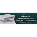 Tempur-Adapt - Tempur-Adapt Luxe Egyptian Cotton Sheets - Graphite