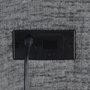 Bahrain - Upholstered Armless Recliner - Charcoal