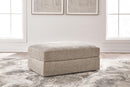 Nexora-Court - Oversized Accent Ottoman - Burlap