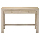 Solano - 2-Drawer Makeup Table Vanity Desk - Weathered Mango