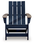 East Beach - Adirondack Chair - Black / Beige
