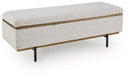 Dettaford Next-Gen Nuvella - Storage Bench - Stone