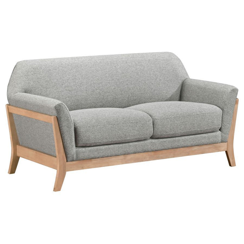 Vaughn - Loveseat Seat & Back Cushion, Box 1 of 2 - Gray