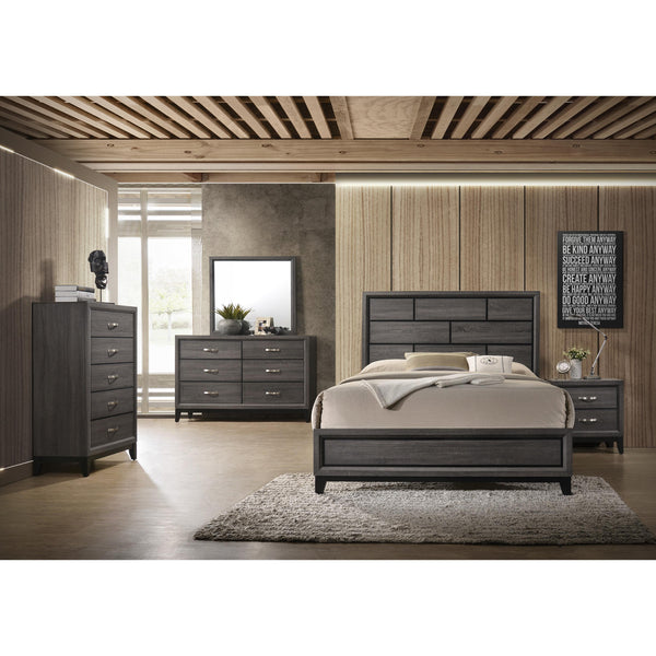 Crown Mark Akerson B4620 7 pc King Panel Bedroom Set IMAGE 1