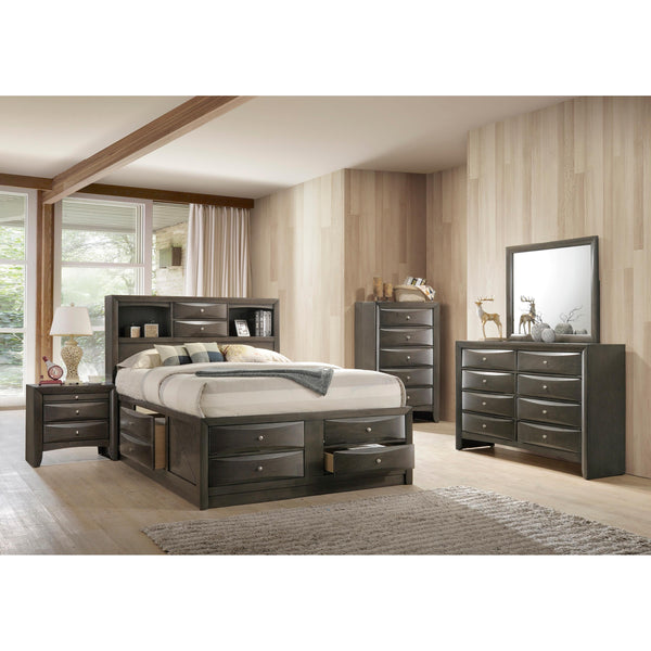 Crown Mark Emily B4275 6 pc King Bookcase Bedroom Set IMAGE 1