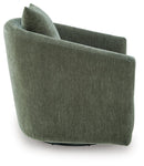 Leastow - Swivel Accent Chair - Loden