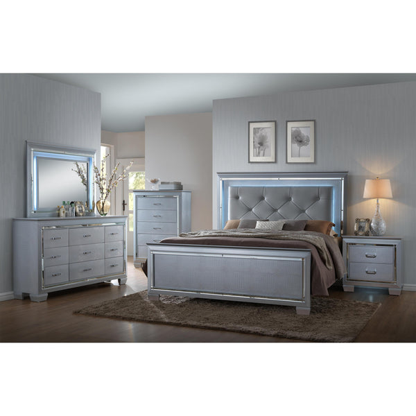 Crown Mark Lillian B7100 6 pc Queen Panel Bedroom Set IMAGE 1