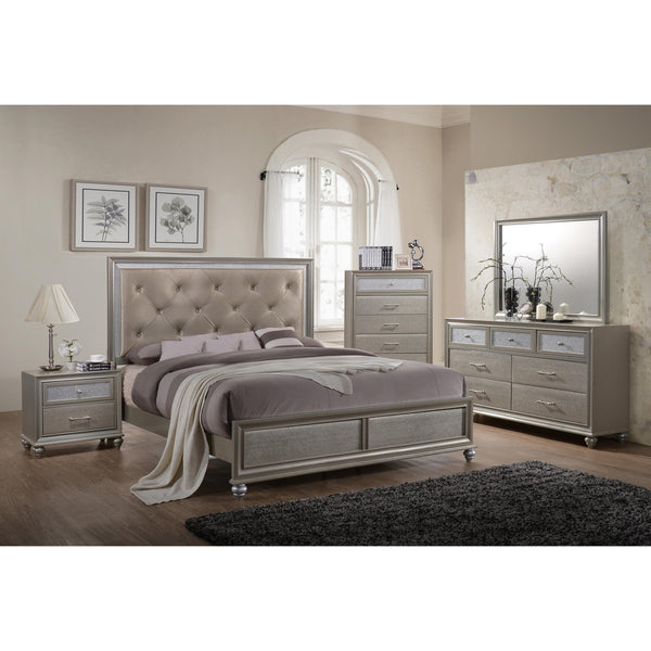 Crown Mark Lila B4390 6 pc King Panel Bedroom Set IMAGE 1