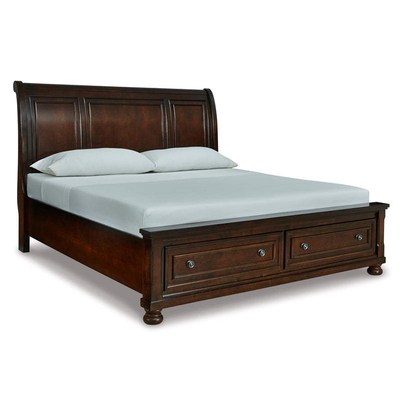  Size_King  -- Porter B697B16 King Sleigh Bed IMAGE 1