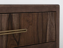 Praga - 4-Drawer Chest - Almond / Barrel Brown