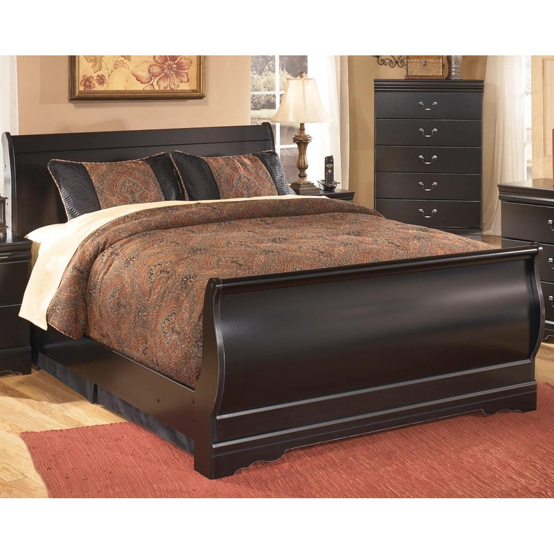  Size_Full  -- Huey Vineyard B128B9 Full Sleigh Bed IMAGE 2