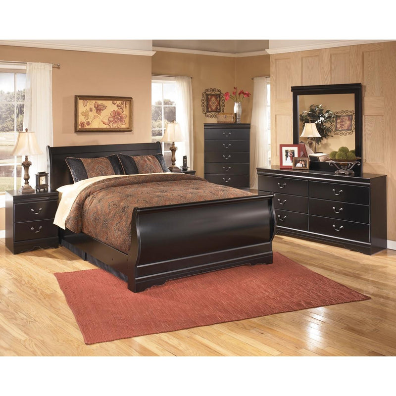  Size_Full  -- Huey Vineyard B128B9 Full Sleigh Bed IMAGE 3