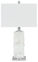 Malise - Alabaster Table Lamp  - White