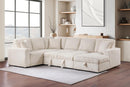Devonshire - Loveseat With Pull-out Sleeper, Box 2 of 3 - Camel