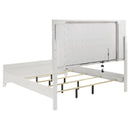Marmore - Queen Footboard & Slats, Box 2 of 3 - White