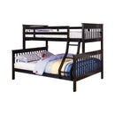 Chapman - Twin over Full Headboard & Footboard, Box 1 of 3 - Black